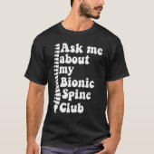 Net als ik over mijn bionische ruggengraat club Sp T-shirt (Voorkant)