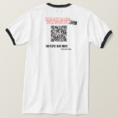 Net als je moeder | NFFS Filmmaker | Slate Design T-shirt (Design achterkant)