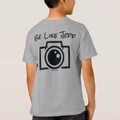 Net als Jeff T-shirt, Kinder T-shirt (Achterkant)