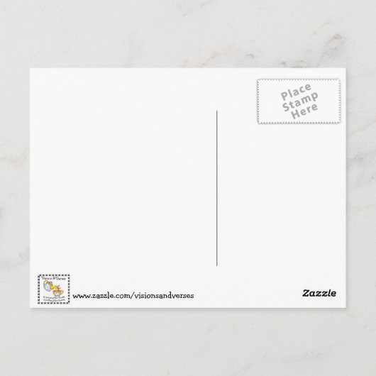 Net als jij een briefkaart (Achterkant)