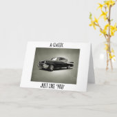 NET ALS "JIJ" IS DEZE AUTO EEN KLASSIEKER KAART (Gele Bloem)