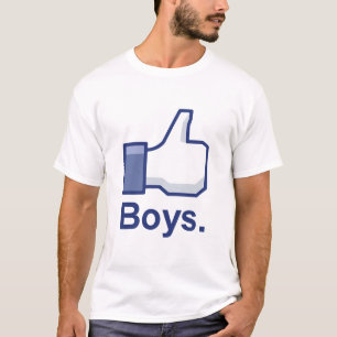 Net als jongens t-shirt