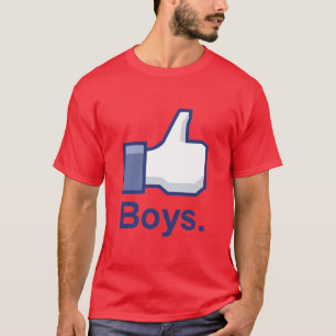 Net als jongens t-shirt