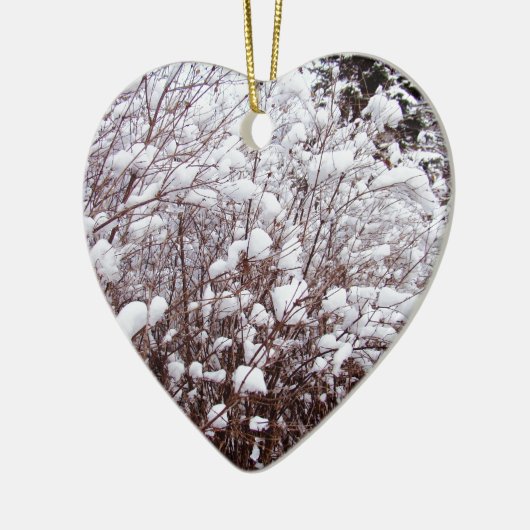 Net als katoen keramisch ornament (Links)