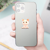 Net als katten meer dan mensen sticker (Telefoon)