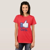 Net als meisjes t-shirt (Voorkant volledig)