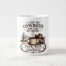 Net als mijn cowboys mijn koffie