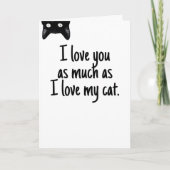 Net als mijn kat feestdagen kaart (Voorkant)