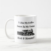 Net als mijn koffie in Trains Hot & Steam kan ik o Koffiemok (Links)