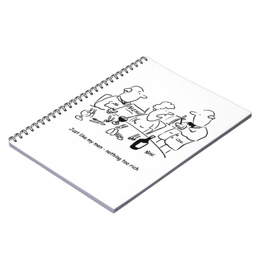 Net als mijn mannen. Niets te rijk Notitieboek (Linkerzijde)