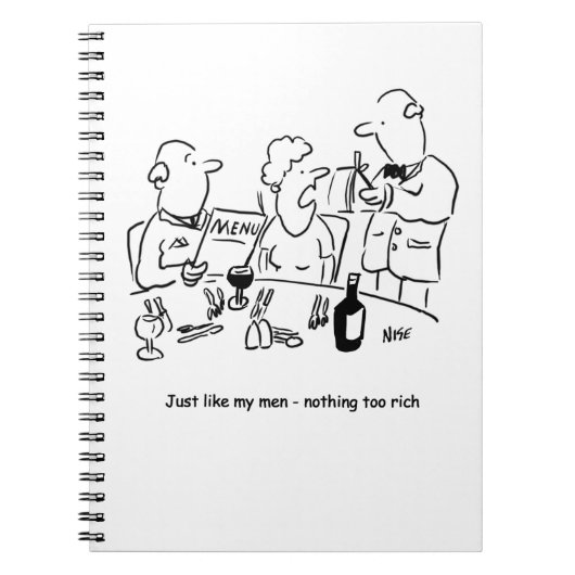 Net als mijn mannen. Niets te rijk Notitieboek (Voorkant)