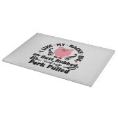 Net als m'n rugzak... snijplank (Hoek)