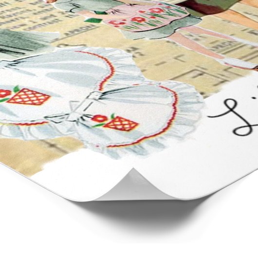 Net als Moeder als Daughter  Schorten Poster (Hoek)