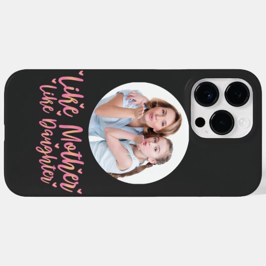 Net als moeder als dochter, persoonlijke mam-cadea Case-Mate iPhone case (Achterkant (horizontaal))