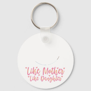 Net als moeder als dochter, persoonlijke mam-cadea sleutelhanger