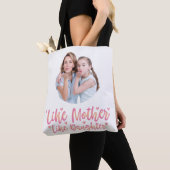 Net als moeder als dochter, persoonlijke mam-cadea tote bag (Dichtbij)