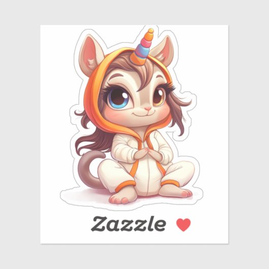 Net als niemand anders, vinyl Sticker (Vel)