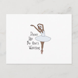 Net als niemand die kijkt briefkaart