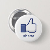 Net als Obama Ronde Button 5,7 Cm (Voorkant /achterkant)