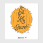 Net Als Oh Mijn Pompoen Herfst Pompoen Cartoon Kun Sticker (Vel)