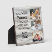 Net als oma's denken dat hun werk iemand gedaan he fotoplaat (Voorkant)