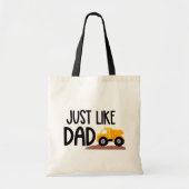 Net als papa tote bag (Voorkant)