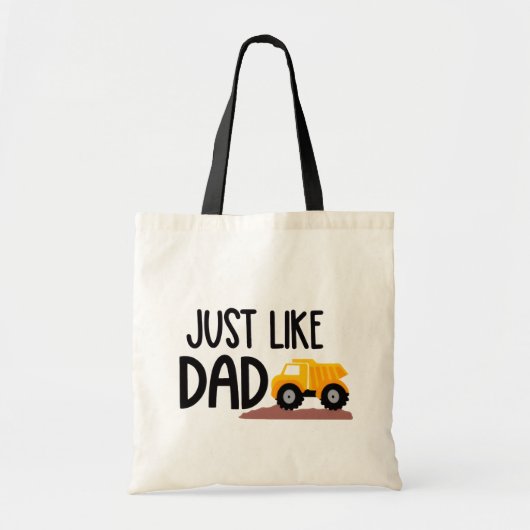Net als papa tote bag (Voorkant)