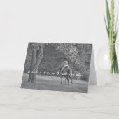 NET ALS PEGASUS Wenskaart Bedankkaart (Voorkant)