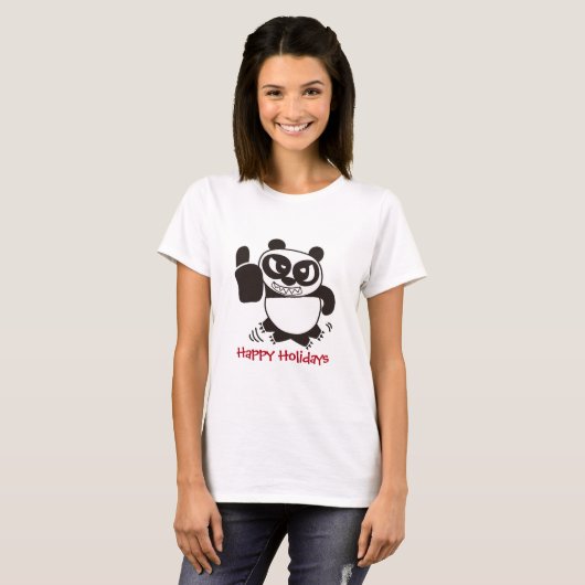 Net als Prettige feestdagen T-shirt (Voorkant volledig)