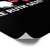 Net als Ruth stuurde je Shirt baarmoeder feministi Poster (Hoek)