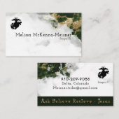 Net als Sample 5 Melissa Visitekaartje (Voorkant / Achterkant)