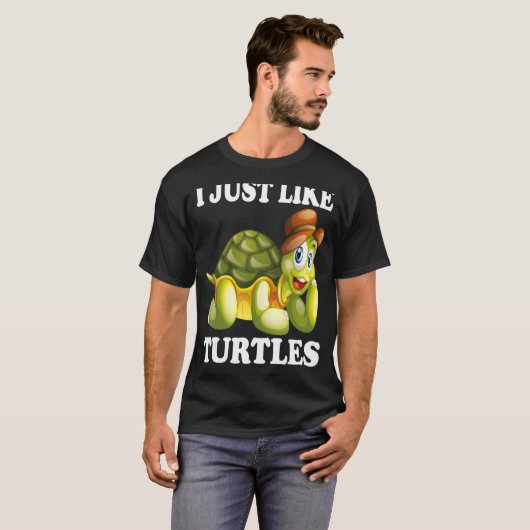 Net als schildpadschildpadden Zee T-shirt (Voorkant volledig)
