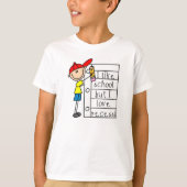 Net als schoolliefdesreces t-shirt (Voorkant)