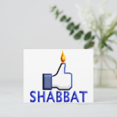 Net als Shabbat Briefkaart (Staand voorkant)