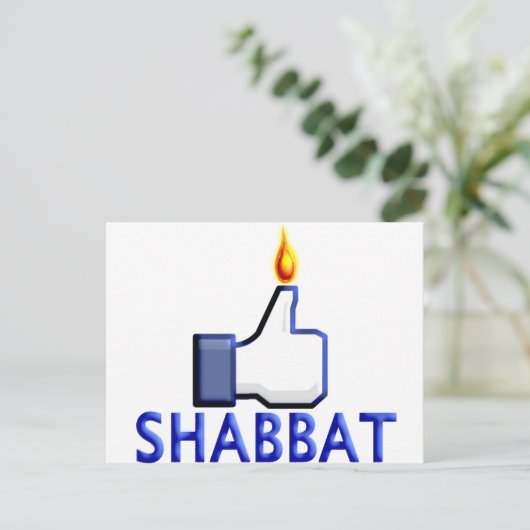 Net als Shabbat Briefkaart (Staand voorkant)