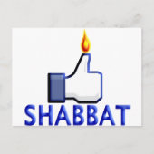 Net als Shabbat Briefkaart (Voorkant)