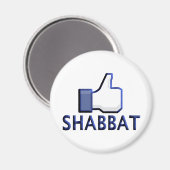 Net als Shabbat Magneet (Voorkant / Achterkant)
