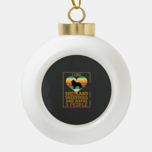 Net als Shetland SchapenHonden Misschien Mensen Ho Keramische Bal Ornament