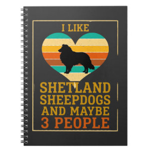 Net als Shetland Sheepdogs Misschien Mensen Hond H Notitieboek