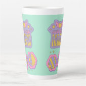 net als toverstokjes stijl van de jaren 90 latte mok (Voorkant)