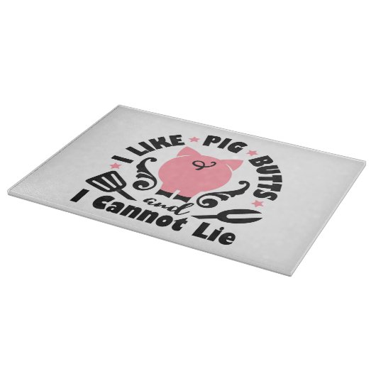 Net als varken en ik kan niet liegen. snijplank (Hoek)