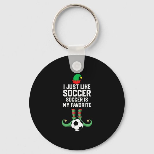 Net als Voetbal, het grappige Football van de Voet Sleutelhanger (Voorkant)