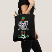Net als Voetbal, het grappige Football van de Voet Tote Bag (Dichtbij)