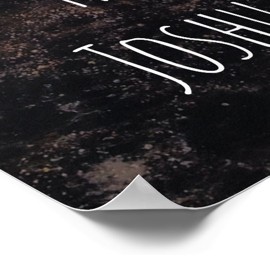 Net als voor mij en mijn huis abstract poster (Hoek)