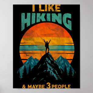 Net als wandelen & misschien 3 personen grappi poster