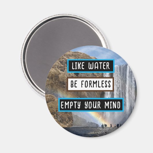 Net als water: Formless Reflector Magnet (Voorkant / Achterkant)