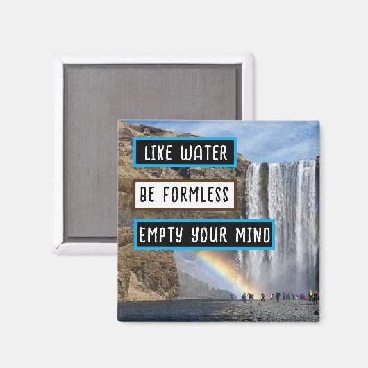 Net als water: Formless Reflector Magnet (Voorkant / Achterkant)