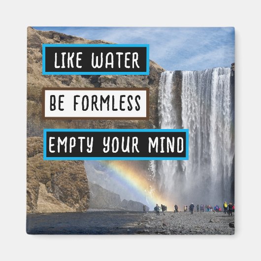 Net als water: Formless Reflector Magnet (Voorkant)