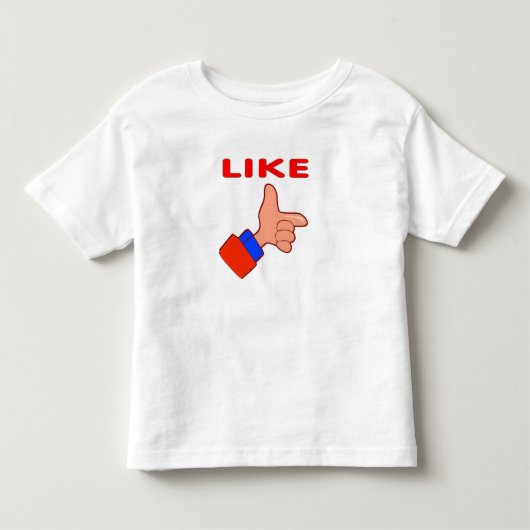 Net als wijsvinger kinder shirts (Voorkant)