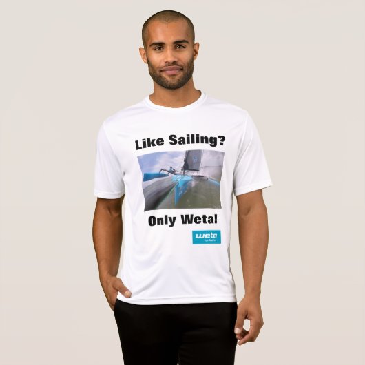 Net als zeiling. Alleen Weta. T-shirt (Voorkant volledig)